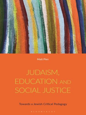 cover image of Judaism, Education and Social Justice